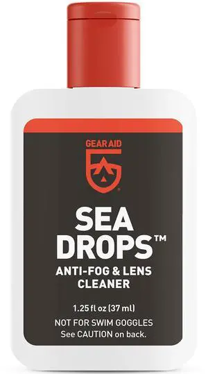 Sea Drops Cleaner and Anti-Fog for Dive and Snorkel Masks, Clears Up Dirty, Foggy Lenses, 1.25 fl oz Sea Drops Cleaner and Anti-Fog for Dive and Snorkel Masks, Clears Up Dirty, Foggy Lenses, 1.25 fl oz