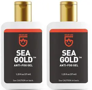 Sea Gold Anti-Fog Gel Coating for Scuba Dive Masks, 1.25 Fl Oz, 2-Pk Sea Gold Anti-Fog Gel Coating for Scuba Dive Masks, 1.25 Fl Oz, 2-Pk