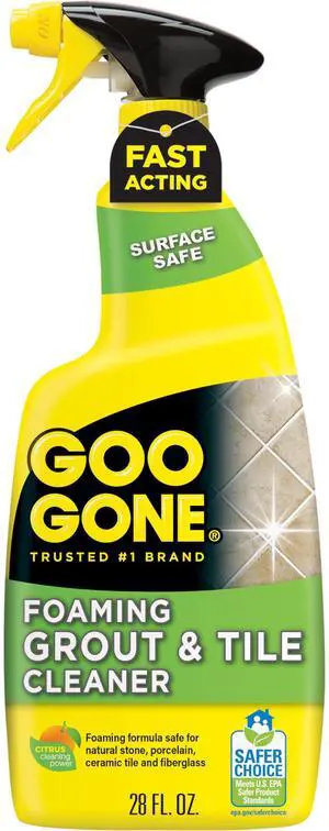 Grout & Tile Cleaner - 28 Ounce - Removes Tough Stains Dirt Caused By Mold Mildew Soap Scum and Hard Water Staining - Safe on Tile Ceramic Porcelain Grout & Tile Cleaner - 28 Ounce - Removes Tough Stains Dirt Caused By Mold Mildew Soap Scum and Hard Water Staining - Safe on Tile Ceramic Porcelain