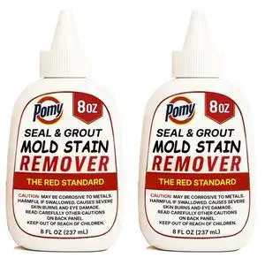 Professional Grade Mold Stain Remover Gel (2 Pack-16 oz Total) Thick No-Run Gel for Shower Caulk, Grout Lines, Washing Machine Gasket, Front Loader Door Seal, Tile and Bathroom Surfaces Professional Grade Mold Stain Remover Gel (2 Pack-16 oz Total) Thick No-Run Gel for Shower Caulk, Grout Lines, Washing Machine Gasket, Front Loader Door Seal, Tile and Bathroom Surfaces