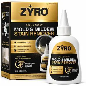 Mold Stain Remover Gel | Heavy Duty Mold & Mildew Stain Remover | Tile, Grout & Caulk Cleaner | Front Load Washing Machine Seal Cleaner | Bathroom Shower Cleaner | 7 Oz Mold Stain Remover Gel | Heavy Duty Mold & Mildew Stain Remover | Tile, Grout & Caulk Cleaner | Front Load Washing Machine Seal Cleaner | Bathroom Shower Cleaner | 7 Oz