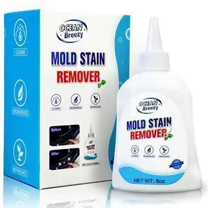 Mold Stain Remover Gel 8 Fl Oz, Household Grout Surface Cleaner, Cleaning Gel for Washing Machine, Refrigerator Strips, Tiles, Bathroom Kitchen Sinks, Damp Areas Mold Stain Remover Gel 8 Fl Oz, Household Grout Surface Cleaner, Cleaning Gel for Washing Machine, Refrigerator Strips, Tiles, Bathroom Kitchen Sinks, Damp Areas