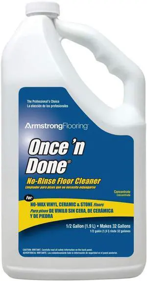 330806 Armstrong Once 'N Done Cleaner Concentrate, 1/2 Gallon(64OZ) 330806 Armstrong Once 'N Done Cleaner Concentrate, 1/2 Gallon(64OZ)