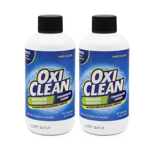 Outdoor Multipurpose Super Concentrated Cleaner - Makes 2 Gallons - Stain Remover - Driveway Cleaner for Concrete - Degreaser for Cement and Brick (2 PK 6oz Bottle = 2 Gallons) Outdoor Multipurpose Super Concentrated Cleaner - Makes 2 Gallons - Stain Remover - Driveway Cleaner for Concrete - Degreaser for Cement and Brick (2 PK 6oz Bottle = 2 Gallons)