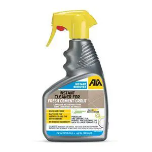 INSTANT REMOVER, Spray for Grout Haze Clean Up Simultaneously with Installation, Tile and Grout Cleaner, Fast and Effective on Cement Grout, Ready to Use, 24oz INSTANT REMOVER, Spray for Grout Haze Clean Up Simultaneously with Installation, Tile and Grout Cleaner, Fast and Effective on Cement Grout, Ready to Use, 24oz
