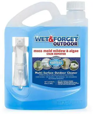 Outdoor Moss, Mold, Mildew, & Algae Stain Remover Multi-Surface Cleaner, Ready to Use, 64 Ounce Outdoor Moss, Mold, Mildew, & Algae Stain Remover Multi-Surface Cleaner, Ready to Use, 64 Ounce