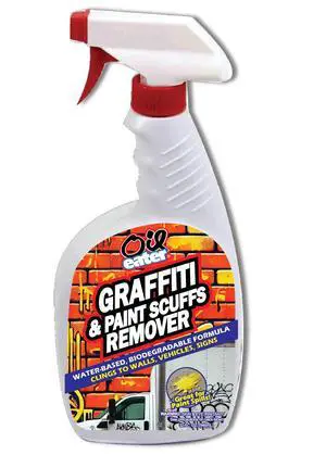 Pro Strength Cleaner for Graffiti, Paint Scuff, Overspray, Paint Spills, Permanent Markers - Brick Walls, Vehicles, Signs, Painted Walls & More Pro Strength Cleaner for Graffiti, Paint Scuff, Overspray, Paint Spills, Permanent Markers - Brick Walls, Vehicles, Signs, Painted Walls & More
