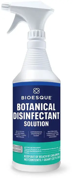 Botanical Disinfectant Solution, Heavy Duty Broad-Spectrum Disinfectant, Kills 99.9% of Bacteria, Viruses*, Fungi, & Molds, 32 Fluid Ounce (Pack of 1) Botanical Disinfectant Solution, Heavy Duty Broad-Spectrum Disinfectant, Kills 99.9% of Bacteria, Viruses*, Fungi, & Molds, 32 Fluid Ounce (Pack of 1)