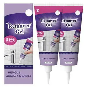 2Pcs Cleaning Remover Gel,Powerful Household Cleaning Gel,Multi-Surface Remover Gel for Bathroom Shower Kitchen Tile Grout, Sinks Countertops,Safe Formula That Does Not Damage Surface,180g 2Pcs Cleaning Remover Gel,Powerful Household Cleaning Gel,Multi-Surface Remover Gel for Bathroom Shower Kitchen Tile Grout, Sinks Countertops,Safe Formula That Does Not Damage Surface,180g