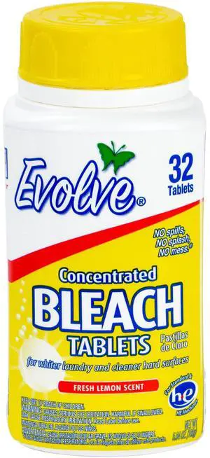 Concentrated Bleach Tablet 32 ct Fresh Lemon (1 pack) Concentrated Bleach Tablet 32 ct Fresh Lemon (1 pack)