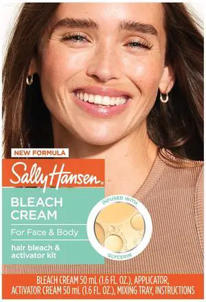 Bleach Cream for Facial & Body Hair | Vegan Formula with Glycerin | All Skin Types Bleach Cream for Facial & Body Hair | Vegan Formula with Glycerin | All Skin Types