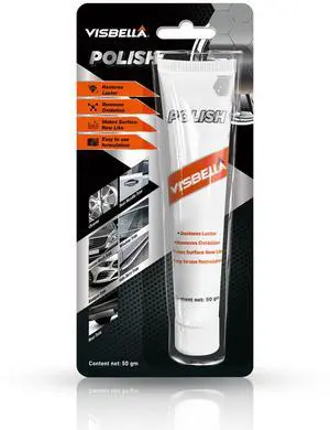 Metal Polish Paste, Restorer and Protectant, Scratch Remover, Removes Oxidation, Tarnish & Stains & Protects Surfaces, Works on Stainless Steel, Chrome, Aluminum, Jewelry, Silver 1.76OZ Metal Polish Paste, Restorer and Protectant, Scratch Remover, Removes Oxidation, Tarnish & Stains & Protects Surfaces, Works on Stainless Steel, Chrome, Aluminum, Jewelry, Silver 1.76OZ