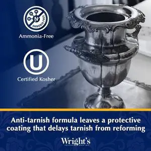 Cleaner and Polish Cream, 8 Ounce, Gently Clean and Remove Tarnish for Jewelry, Pewter, and Sliver Without Scratching, Ammonia Free Cleaner and Polish Cream, 8 Ounce, Gently Clean and Remove Tarnish for Jewelry, Pewter, and Sliver Without Scratching, Ammonia Free