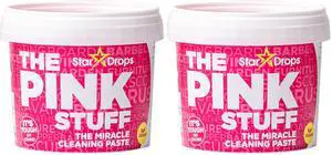 The Pink Stuff Cleaning Paste 500g, Multi Purpose Cleaner for Kitchen, Bathroom, Tiles, Glass, Shower, Oven, Sink, Stainless Steel, Removes Grease, Grime & Stains (Pack of 2) The Pink Stuff Cleaning Paste 500g, Multi Purpose Cleaner for Kitchen, Bathroom, Tiles, Glass, Shower, Oven, Sink, Stainless Steel, Removes Grease, Grime & Stains (Pack of 2)