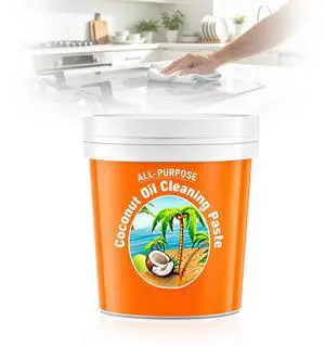 Multi-Purpose Coconut Oil Cleaning & Polishing Paste for Kitchen & Home, 260g All-Purpose Natural Cleaner, Stain Remover & Polish Multi-Purpose Coconut Oil Cleaning & Polishing Paste for Kitchen & Home, 260g All-Purpose Natural Cleaner, Stain Remover & Polish