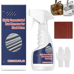 Multipurpose Rust Remover Spray for Metal Powerful Cleaner for Stainless Steel, Iron, Automotive Parts, Tools & Furniture Rust Converter for Home & Industrial Use Multipurpose Rust Remover Spray for Metal Powerful Cleaner for Stainless Steel, Iron, Automotive Parts, Tools & Furniture Rust Converter for Home & Industrial Use