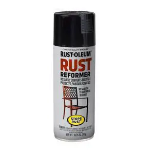 Stops Rust Reformer Spray, Instantly Converts Rust to a Protected Paintable Surface, No Bare Metal Sanding Required, Black, 10.25 oz Stops Rust Reformer Spray, Instantly Converts Rust to a Protected Paintable Surface, No Bare Metal Sanding Required, Black, 10.25 oz