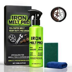Rust Remover Spray for Metal, Fast-Acting Rust Dissolver, 150ml Rust Remover Spray for Metal, Fast-Acting Rust Dissolver, 150ml