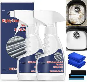 2Pcs Meigline Rust Remover, Highly Concentrated Steel Rust Remover, 2026 Upgraded Multipurpose Rust Remover Spray for Metal, for Tools, Stainless Steel, Automotive Parts, Fast Acting Rust 2Pcs Meigline Rust Remover, Highly Concentrated Steel Rust Remover, 2026 Upgraded Multipurpose Rust Remover Spray for Metal, for Tools, Stainless Steel, Automotive Parts, Fast Acting Rust