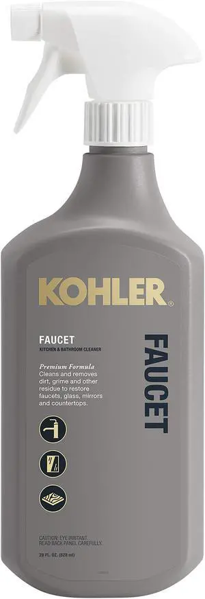 K-EC23723-NA Faucet Cleaner, Kitchen and Bathroom Cleaner, Streak Free Shine, Ammonia and Alcohol Free, 28 FL Oz K-EC23723-NA Faucet Cleaner, Kitchen and Bathroom Cleaner, Streak Free Shine, Ammonia and Alcohol Free, 28 FL Oz