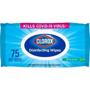 Disinfecting Wipes, Bleach Free Cleaning Wipes, Fresh Scent, 75 Count (Package May Vary) Disinfecting Wipes, Bleach Free Cleaning Wipes, Fresh Scent, 75 Count (Package May Vary)