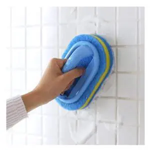 Cleaning Brush for Bathroom Kitchen Bathtub Toilet Cleaner All Purpose Shower Sponge Scrubbing Brush with Ergonomic Handle Cleaning Brush for Bathroom Kitchen Bathtub Toilet Cleaner All Purpose Shower Sponge Scrubbing Brush with Ergonomic Handle