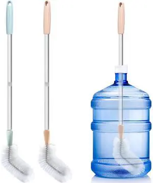 Water Bottle Cleaning Brush, 2 Pack 28inch Bendable Water Bottle Brush Long Nylon Bristles with Stainless Steel Handle for 3 Gallon and 5 Gallon Water Bucket Water Bottle Cleaning Brush, 2 Pack 28inch Bendable Water Bottle Brush Long Nylon Bristles with Stainless Steel Handle for 3 Gallon and 5 Gallon Water Bucket