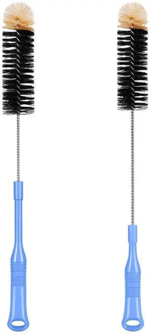 Bottle Cleaning Brush, 17 Inches Extra Long Handle Water Bottle Brush, Flexible Bendable Cleaner for Washing Narrow Neck Bottles, Wine Decanter, Kombucha, Pipes, Beer Brewing Supplies, 2 Pack Bottle Cleaning Brush, 17 Inches Extra Long Handle Water Bottle Brush, Flexible Bendable Cleaner for Washing Narrow Neck Bottles, Wine Decanter, Kombucha, Pipes, Beer Brewing Supplies, 2 Pack