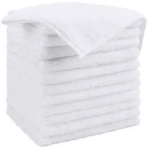 White Microfiber Cleaning Cloth, 12 Pack Premium Microfiber Towels for Cars, Lint Free, Scratch-Free, Highly Absorbent, Reusable Cleaning Rags for Car, Household, Kitchen, Window, 11.5"X11.5" White Microfiber Cleaning Cloth, 12 Pack Premium Microfiber Towels for Cars, Lint Free, Scratch-Free, Highly Absorbent, Reusable Cleaning Rags for Car, Household, Kitchen, Window, 11.5"X11.5"