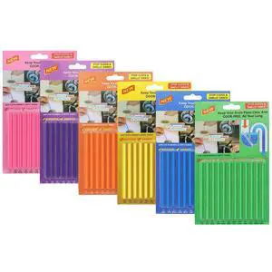 72pcs Drain Cleaner Deodorizer Sticks - Keep Drain Pipes Clear, Prevent Clogs for Kitchen, Bathroom, Toilet (6 Color) 72pcs Drain Cleaner Deodorizer Sticks - Keep Drain Pipes Clear, Prevent Clogs for Kitchen, Bathroom, Toilet (6 Color)