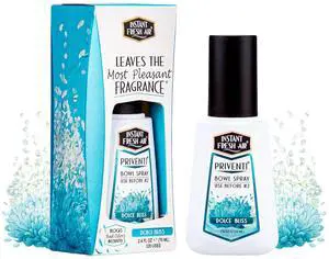 Priventi Toilet Spray & Bathroom Spray Odor Eliminator - Up to 120 Uses - Travel Size Odor Elimination for #2 - For Home, Office, Schools, Travel - Dolce Bliss Fragrance - 2.4 oz Priventi Toilet Spray & Bathroom Spray Odor Eliminator - Up to 120 Uses - Travel Size Odor Elimination for #2 - For Home, Office, Schools, Travel - Dolce Bliss Fragrance - 2.4 oz