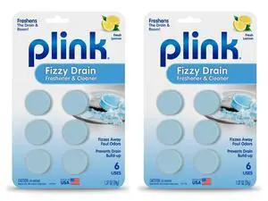 Fizzy Drain Cleaner, 6 Count (Pack of 2), Lemon Scent Fizzy Drain Cleaner, 6 Count (Pack of 2), Lemon Scent