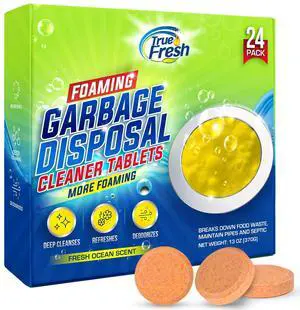 Garbage Disposal Cleaner Tablets, Fresh Ocean, 15g, 24 Pack Garbage Disposal Cleaner Tablets, Fresh Ocean, 15g, 24 Pack