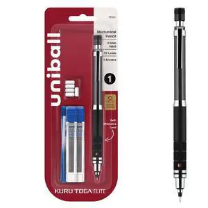 Kuru Toga Elite Mechanical Pencil Starter Kit, 0.5mm, HB #2, Gun Metal Barrel, 1 Pack Kuru Toga Elite Mechanical Pencil Starter Kit, 0.5mm, HB #2, Gun Metal Barrel, 1 Pack