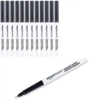 Ultra Fine Point Permanent Markers for Drawing and Writing, Quick Drying, Fade Resistant, Black, 12-Pack Ultra Fine Point Permanent Markers for Drawing and Writing, Quick Drying, Fade Resistant, Black, 12-Pack