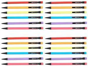 Mechanical Pencils 0.7mm for Writing, Drawing, School and Office Supplies, Multicolor, 24-Pack Mechanical Pencils 0.7mm for Writing, Drawing, School and Office Supplies, Multicolor, 24-Pack