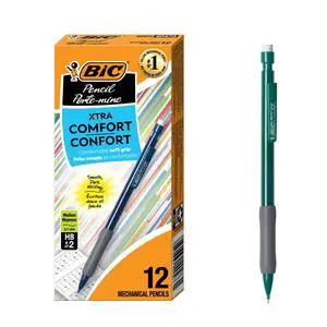Xtra Comfort Mechanical Pencils with Erasers, Medium Point (0.7mm), 12-Count Pack, Bulk Mechanical Pencils for School or Office Supplies Xtra Comfort Mechanical Pencils with Erasers, Medium Point (0.7mm), 12-Count Pack, Bulk Mechanical Pencils for School or Office Supplies