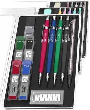 Art Mechanical Pencil Set, 5 Mechanical Pencils (0.3, 0.5, 0.7 Art Mechanical Pencil Set, 5 Mechanical Pencils (0.3, 0.5, 0.7
