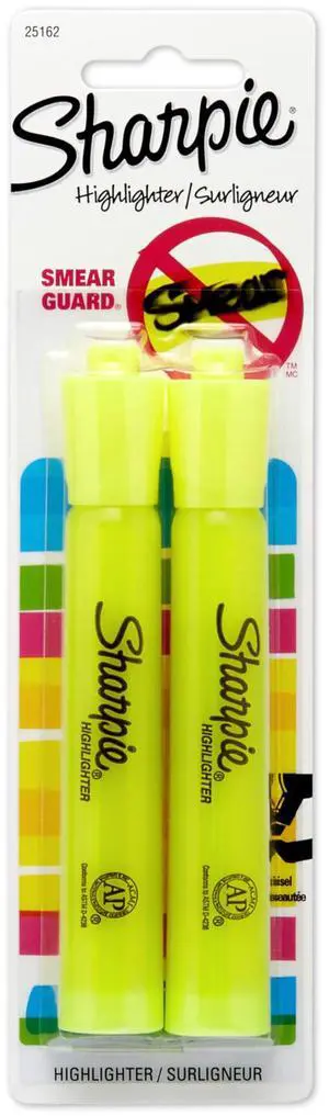 25162PP Accent Tank-Style Highlighter, Fluorescent Yellow, 2-Pack 25162PP Accent Tank-Style Highlighter, Fluorescent Yellow, 2-Pack