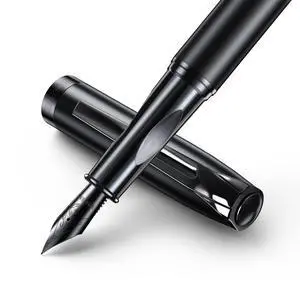 samurai Fountain Pen Set,Hand Polished Medium Nib,Calligraphy Nib(Bent Nib),Includes 8 Ink Cartridges,Ink Refill Converter*2 And Gift Box,Best Pen Gift Set for Men & WomenBlack samurai Fountain Pen Set,Hand Polished Medium Nib,Calligraphy Nib(Bent Nib),Includes 8 Ink Cartridges,Ink Refill Converter*2 And Gift Box,Best Pen Gift Set for Men & WomenBlack