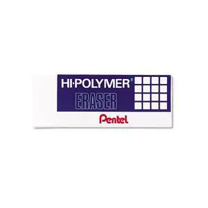 Hi-Polymer Block Eraser, Large, White, Pack of 3 (ZEH10BP3-K6) Hi-Polymer Block Eraser, Large, White, Pack of 3 (ZEH10BP3-K6)