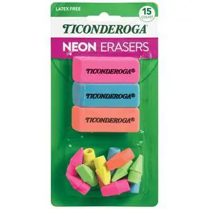 Dixon Office & School Eraser Combination Set, 15 Eraser Multi-Pack, Multicolored (38931) Dixon Office & School Eraser Combination Set, 15 Eraser Multi-Pack, Multicolored (38931)