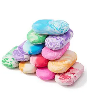 Marble Pencil Erasers, 12 Pack, 1" x 2" Marble Pencil Erasers, 12 Pack, 1" x 2"