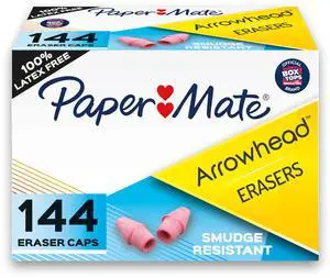Arrowhead Pink Pearl Cap Erasers, 144 Count - Back to School, Classroom, Homeschool, Teacher Supplies Arrowhead Pink Pearl Cap Erasers, 144 Count - Back to School, Classroom, Homeschool, Teacher Supplies