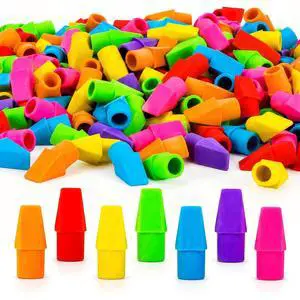 Cap Erasers for Pencils in Bulk - Pencil Top Erasers for Decoration Cap Erasers for Pencils in Bulk - Pencil Top Erasers for Decoration