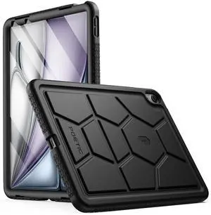 TurtleSkin Case Designed for iPad Air 11 Inch M4/M3/M2 (2026/2025/2024), Heavy Duty Shockproof Rugged Kids Friendly Drop Protection Silicone Cover Case, Black TurtleSkin Case Designed for iPad Air 11 Inch M4/M3/M2 (2026/2025/2024), Heavy Duty Shockproof Rugged Kids Friendly Drop Protection Silicone Cover Case, Black