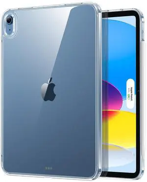for iPad (A16) 11th/10th Generation Case(2025/2022), Thin and Lightweight, Yellowing Resistant, Hard Acrylic Back, Air-Guard Corners, Flexible Frame, Classic Hybrid Back Cover, Clear for iPad (A16) 11th/10th Generation Case(2025/2022), Thin and Lightweight, Yellowing Resistant, Hard Acrylic Back, Air-Guard Corners, Flexible Frame, Classic Hybrid Back Cover, Clear
