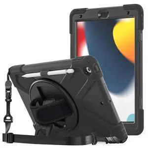 Rugged Case for iPad 9th/ 8th/ 7th -Black Rugged Case for iPad 9th/ 8th/ 7th -Black