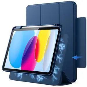 Magnetic Detachable Case Cover for iPad (A16) 11th/10th Gen, Navy Magnetic Detachable Case Cover for iPad (A16) 11th/10th Gen, Navy