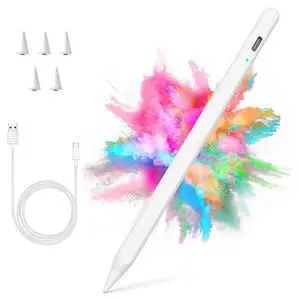 Stylus Pen for iPad 2018-2024 with Palm Rejection, Active Pencil for iPad 10th/9th/8th/7th/6th Generation, for iPad Pro 11/12.9 inch, for iPad Air 5th/4th/3th Gen, for iPad Mini 6th/5th Gen (White) Stylus Pen for iPad 2018-2024 with Palm Rejection, Active Pencil for iPad 10th/9th/8th/7th/6th Generation, for iPad Pro 11/12.9 inch, for iPad Air 5th/4th/3th Gen, for iPad Mini 6th/5th Gen (White)